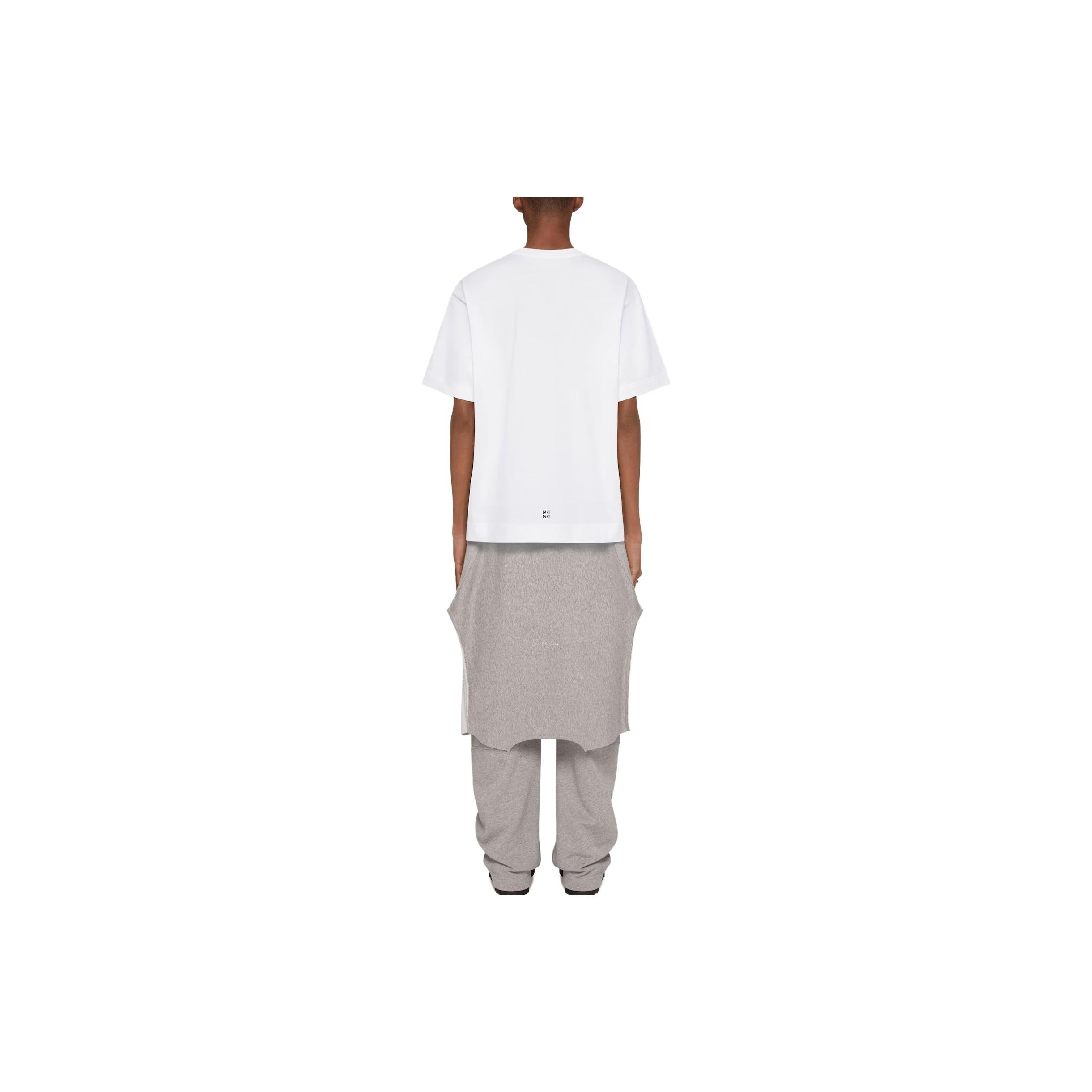 Kaos Givenchy Bermotif, Unisex -J-23