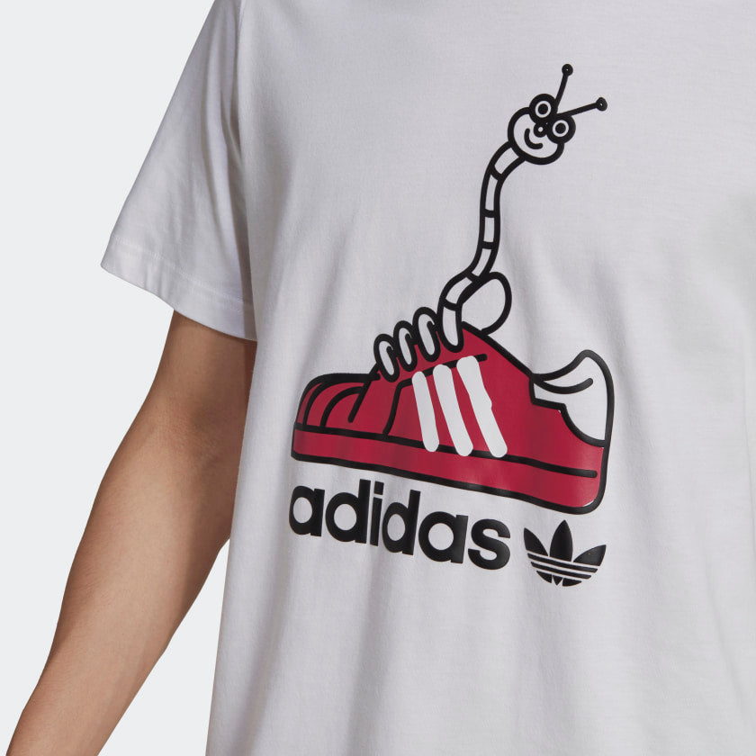 adidas Kaos Logo Seri Huruf, Unisex, COD '" AD-41