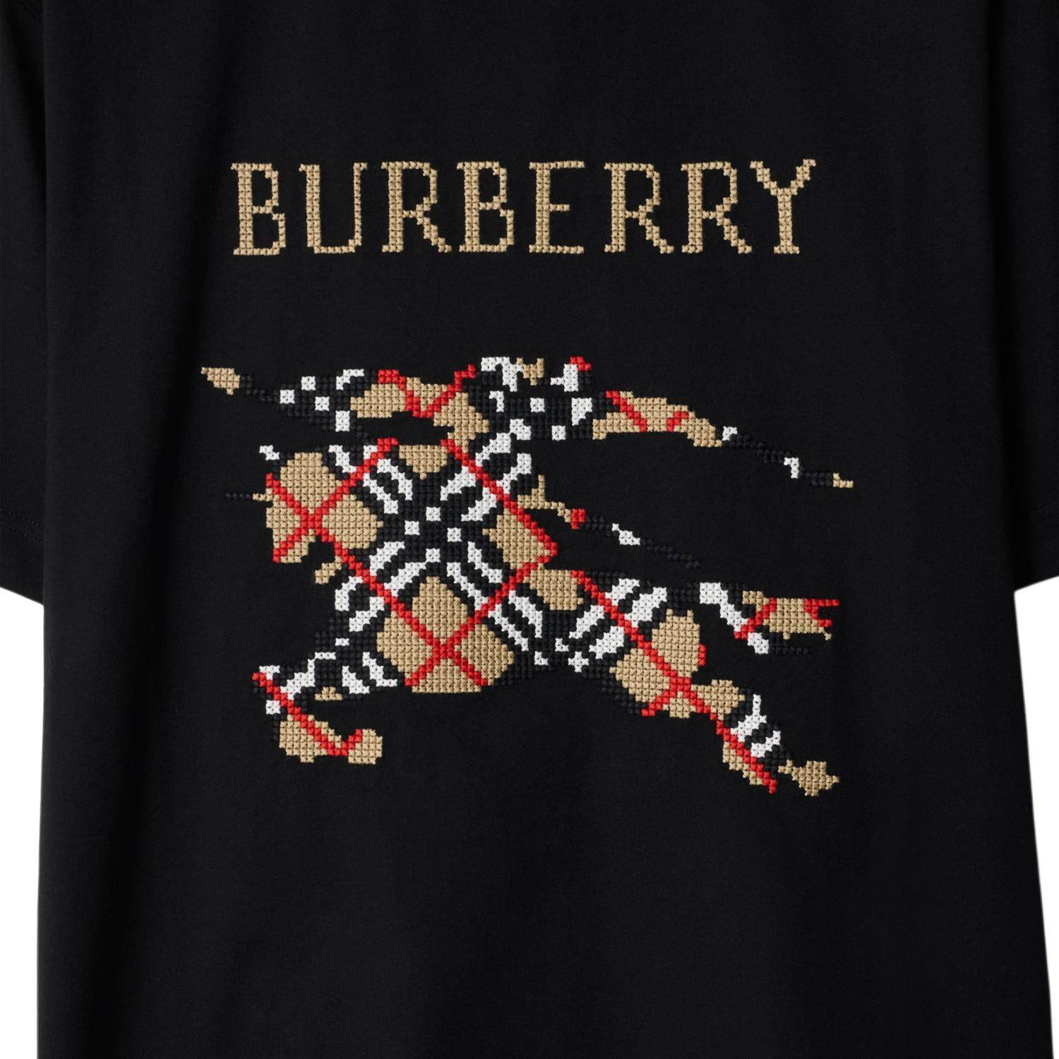 Burberry Kaos Logo Seri Huruf, Unisex, COD '"B-04