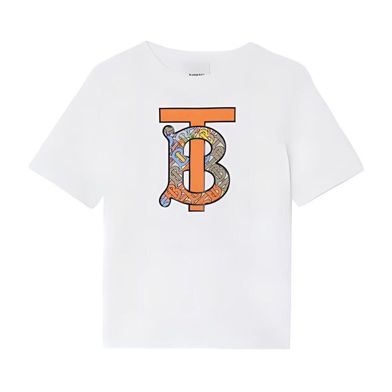 Burberry Kaos Logo Seri Huruf, Unisex, COD '"B-68