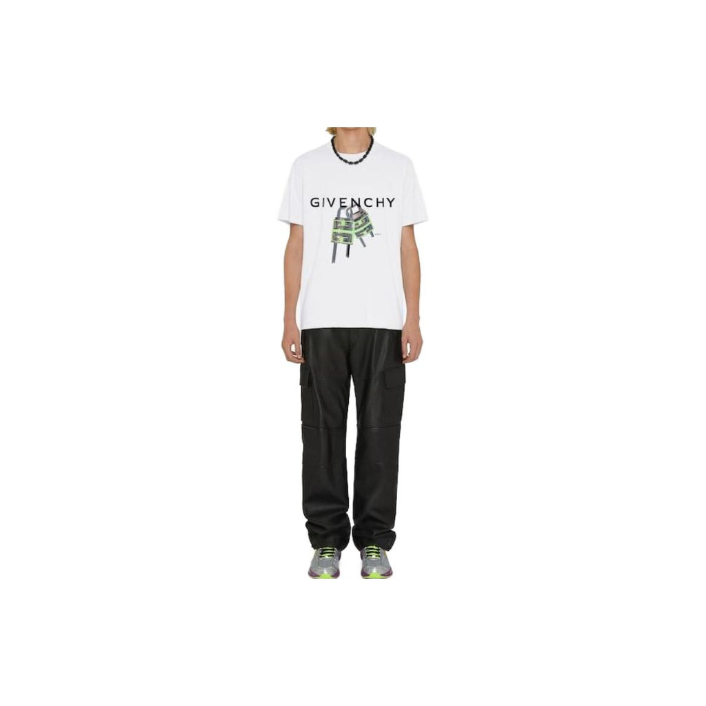 Kaos Givenchy Bermotif, Unisex -J-02