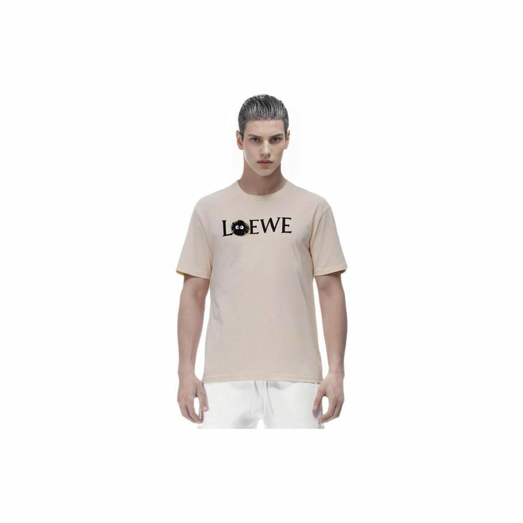 Kaos Pendek LOEWE dengan Motif Gambar/Cetak, Cocok untuk Pria dan Wanita -LE-10