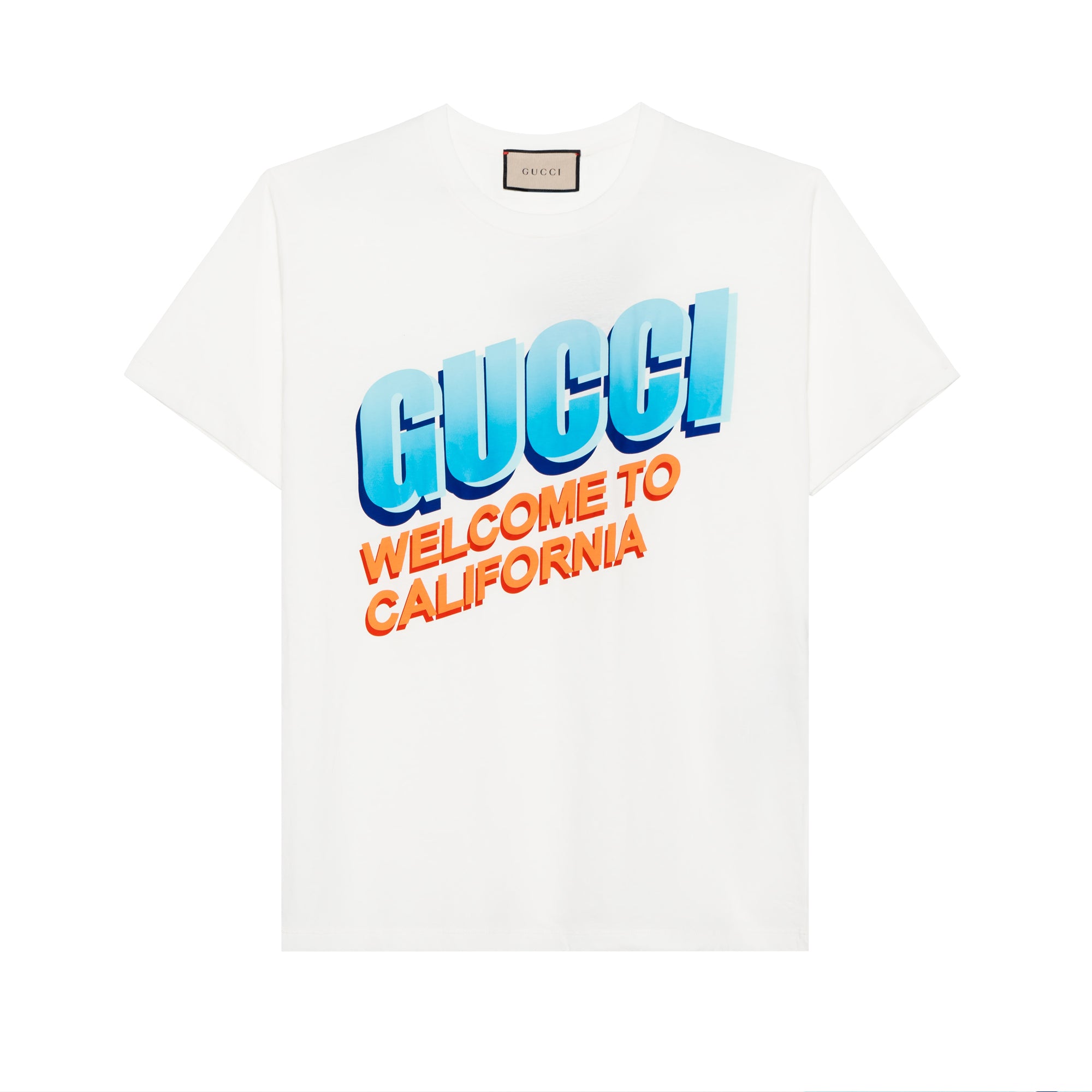 GUCCI Kaos Logo Seri Huruf, Unisex, COD '"    '"  G-39