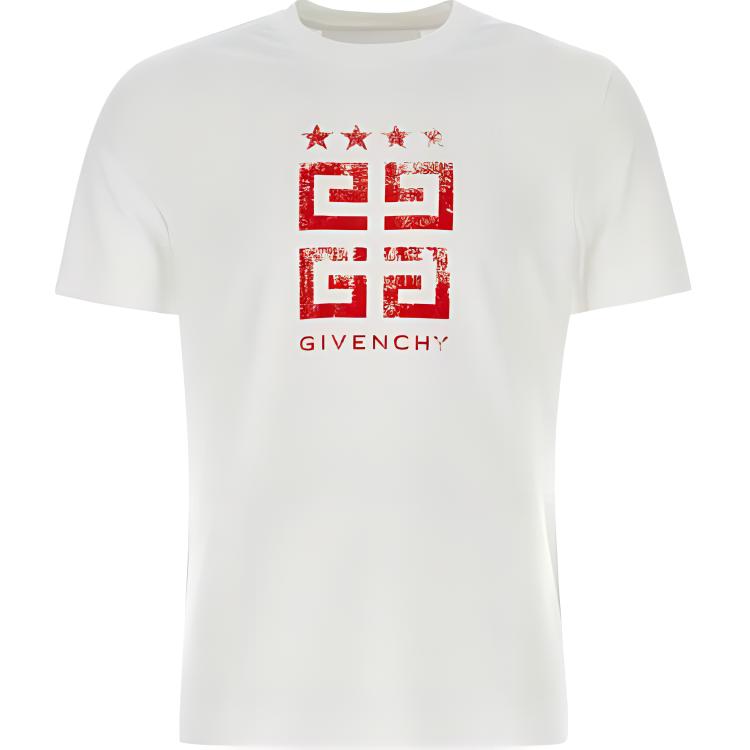 Kaos Givenchy Bermotif, Unisex -J-30