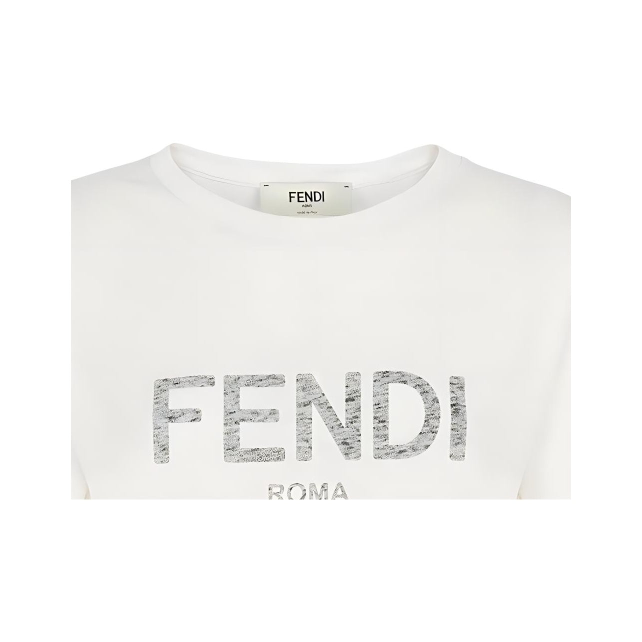 Kaos Pendek FENDI dengan Motif Gambar/Cetak, Cocok untuk Pria dan WanitaF-08