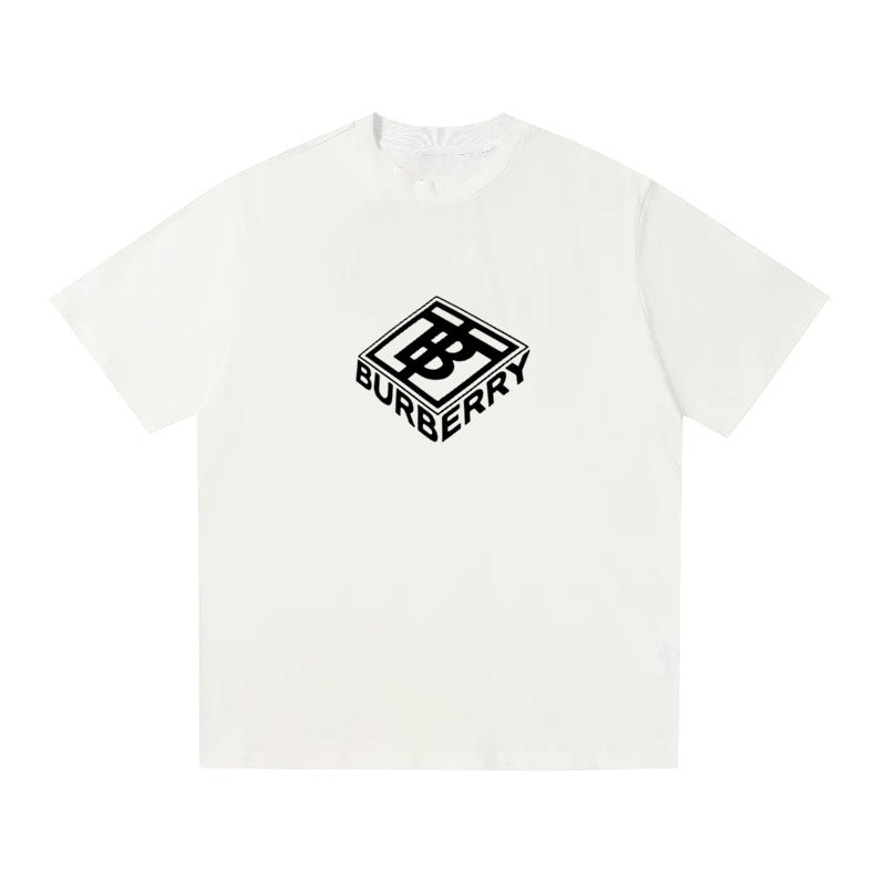 BURBERRY Kaos Logo Seri Huruf, Unisex, COD '"    '"  B-70