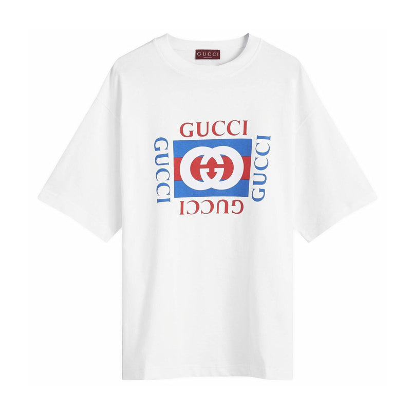 GUCCI Kaos Logo Seri Huruf, Unisex, COD '"    '"  G-26