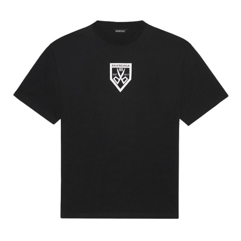 Kaos Pendek Balenciaga dengan Motif Gambar/Cetak, Cocok untuk Pria dan Wanita -BL-46