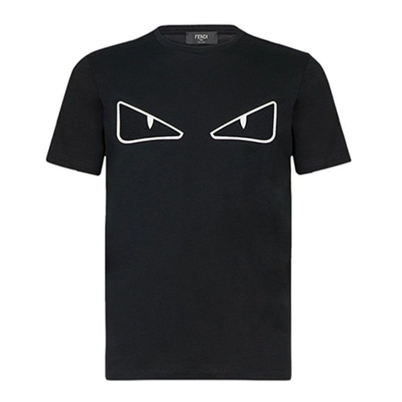 Kaos Pendek FENDI dengan Motif Gambar/Cetak, Cocok untuk Pria dan WanitaF-50