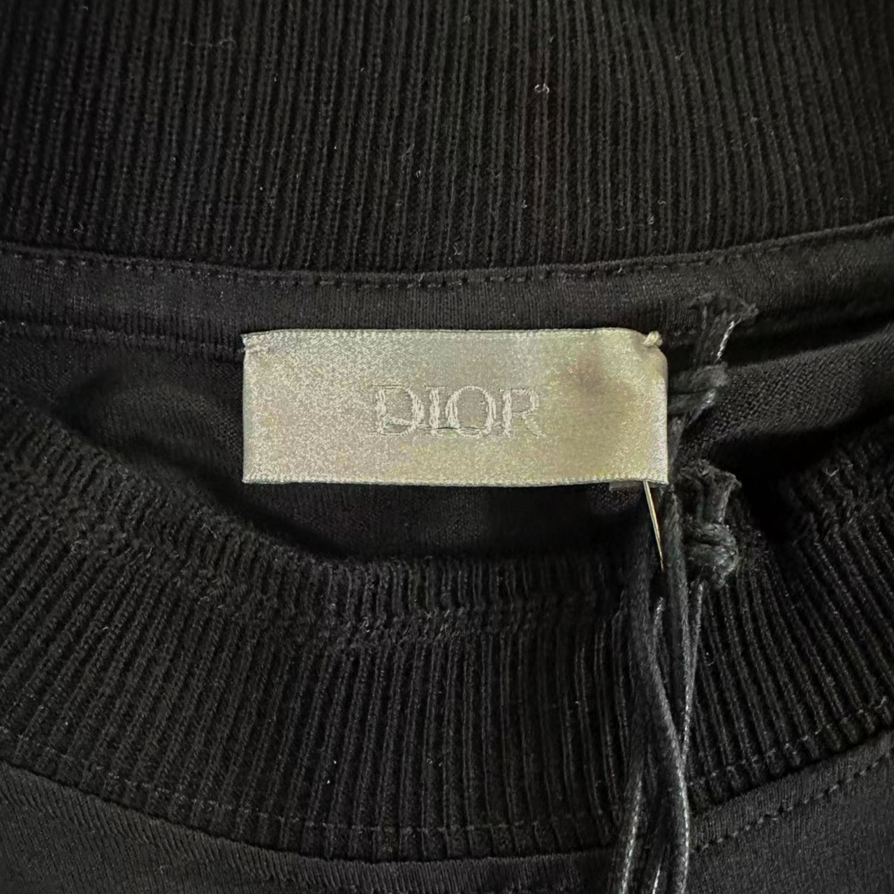 Kaos Pendek DIOR dengan Motif Gambar/Cetak, Cocok untuk Pria dan Wanita  -D-21
