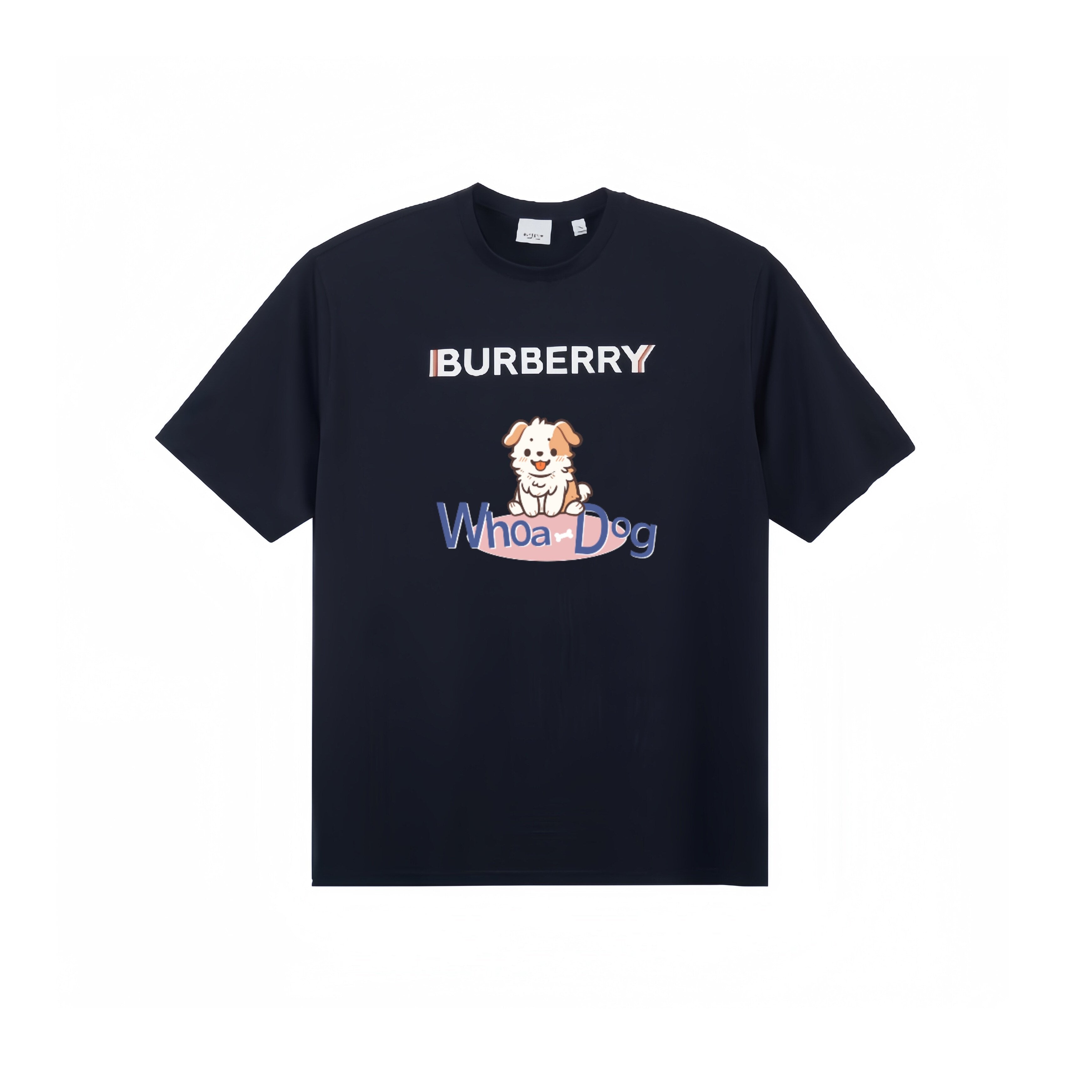 Burberry Kaos Logo Seri Huruf, Unisex, COD '"B-38