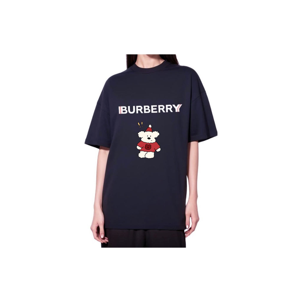 Burberry Kaos Logo Seri Huruf, Unisex, COD '"B-34