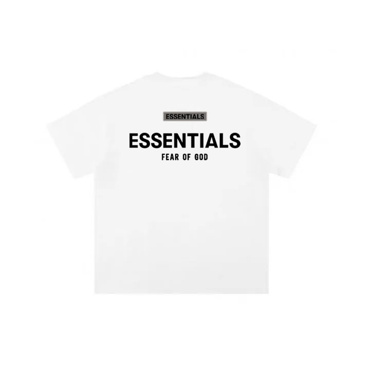 FEAR OF GOD Essentials Kaos Logo Seri Huruf, Unisex '"COD '" FOG - 3