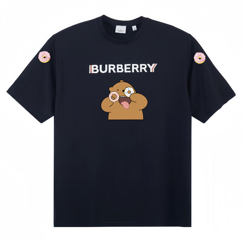 Burberry Kaos Logo Seri Huruf, Unisex, COD '"B-32