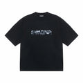 Kaos Pendek Balenciaga dengan Motif Gambar/Cetak, Cocok untuk Pria dan Wanita -BL-44