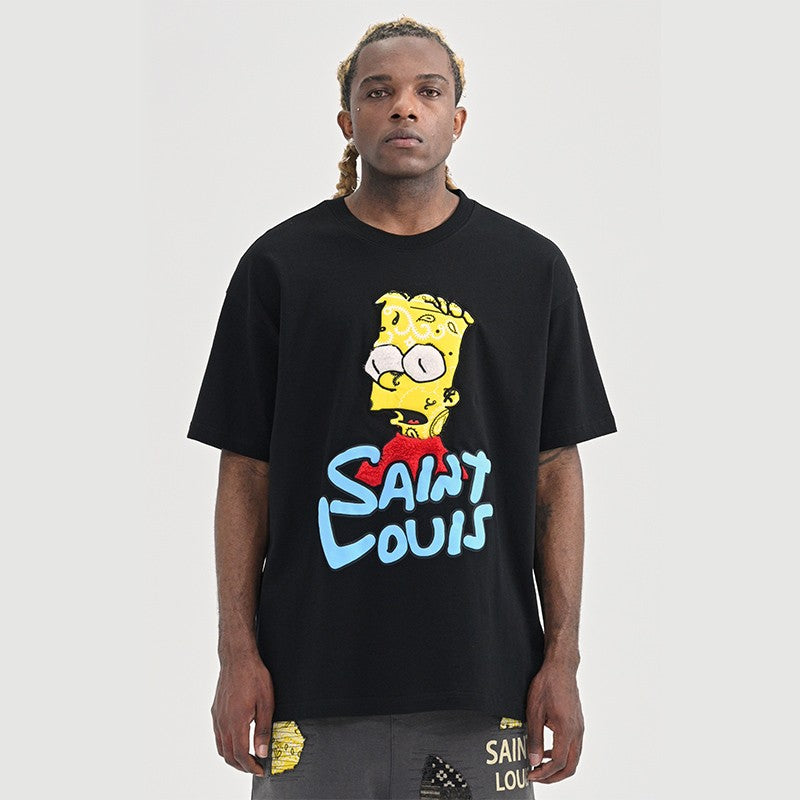 LV Kaos Logo Seri Huruf, Unisex, COD '-L-26