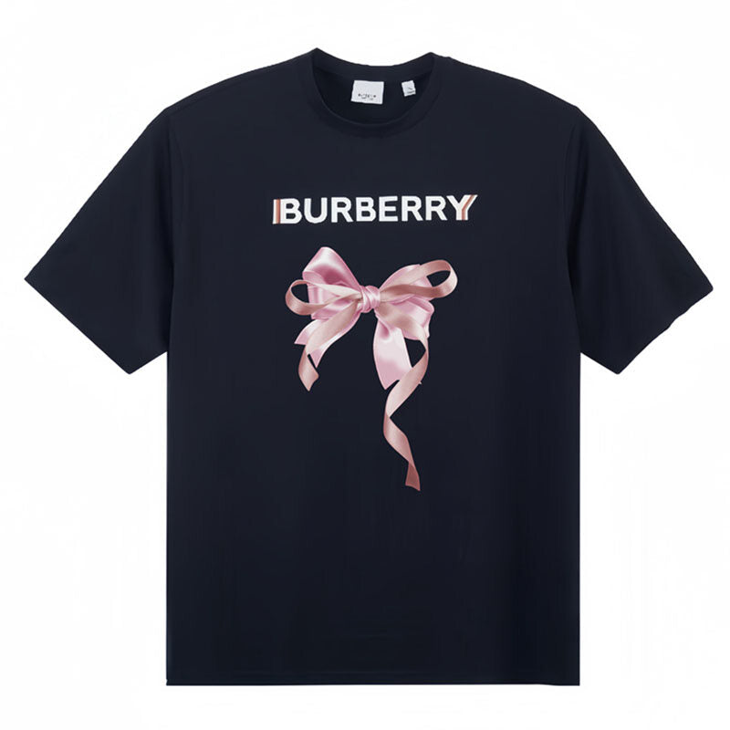 Burberry Kaos Logo Seri Huruf, Unisex, COD '"B-25