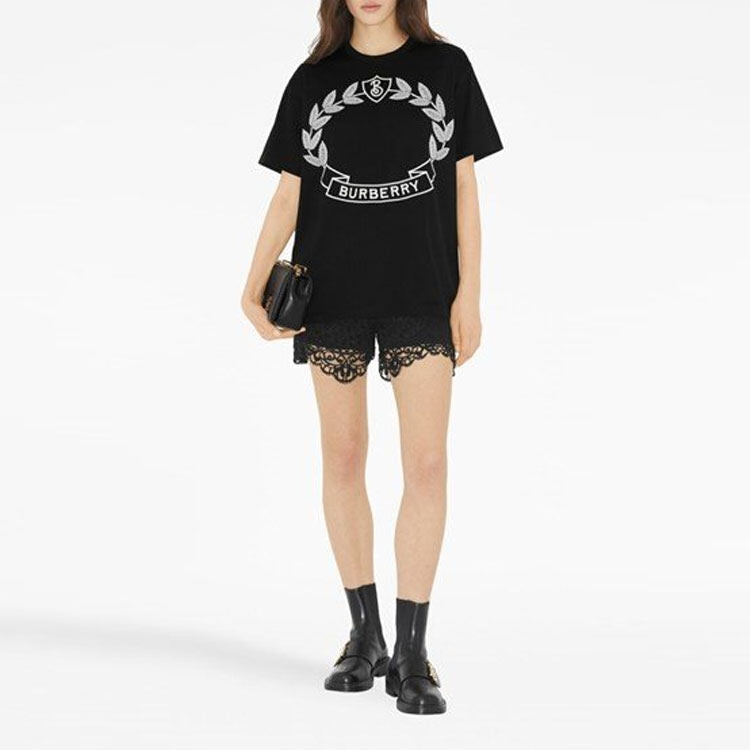 Burberry Kaos Logo Seri Huruf, Unisex, COD '"B-61