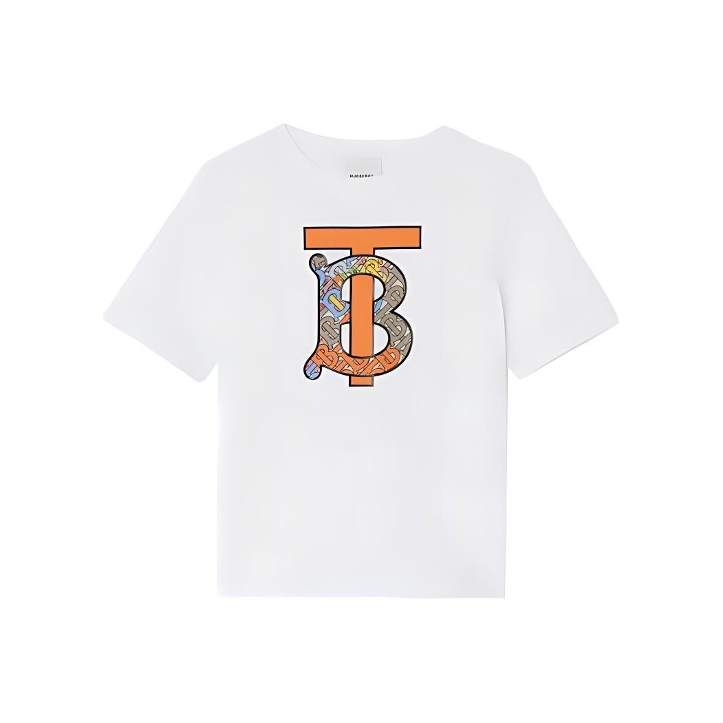 Burberry Kaos Logo Seri Huruf, Unisex, COD '"B-68