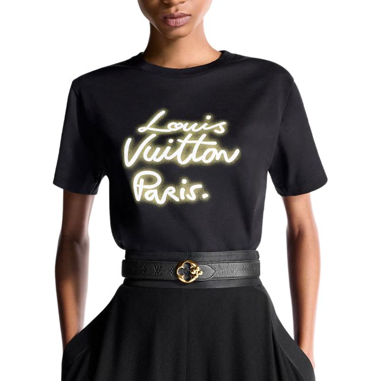 LV Kaos Logo Seri Huruf, Unisex, COD '-L-02