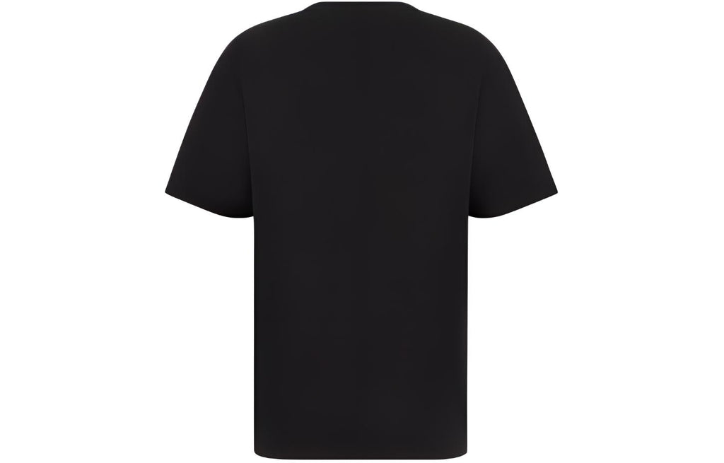 Kaos Pendek DIOR dengan Motif Gambar/Cetak, Cocok untuk Pria dan Wanita  -D-03