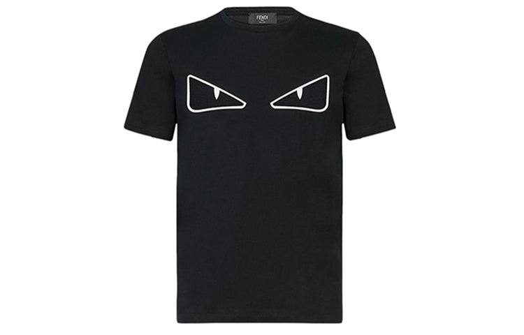 Kaos Pendek FENDI dengan Motif Gambar/Cetak, Cocok untuk Pria dan WanitaF-50