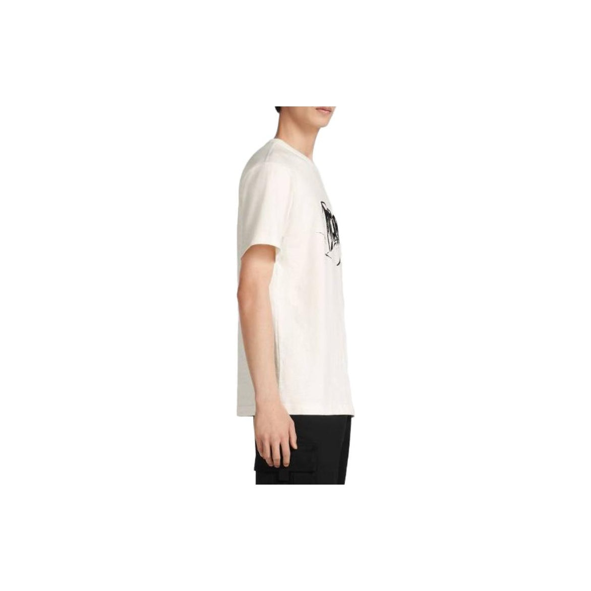 Kaos Pendek DIOR dengan Motif Gambar/Cetak, Cocok untuk Pria dan Wanita  -D-07