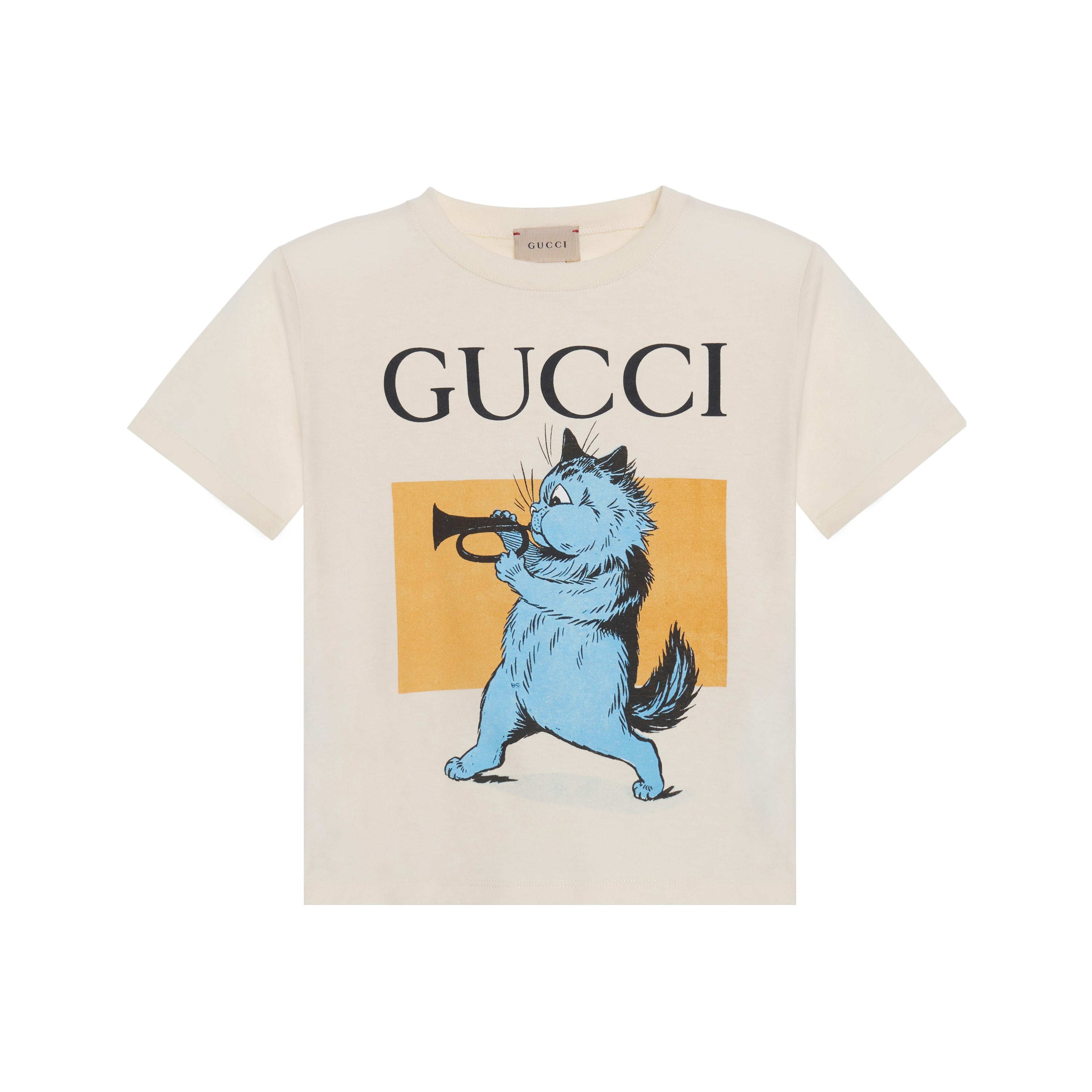 GUCCI Kaos Logo Seri Huruf, Unisex, COD '"  G-117
