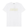 Kaos Pendek DIOR dengan Motif Gambar/Cetak, Cocok untuk Pria dan Wanita  -D-18