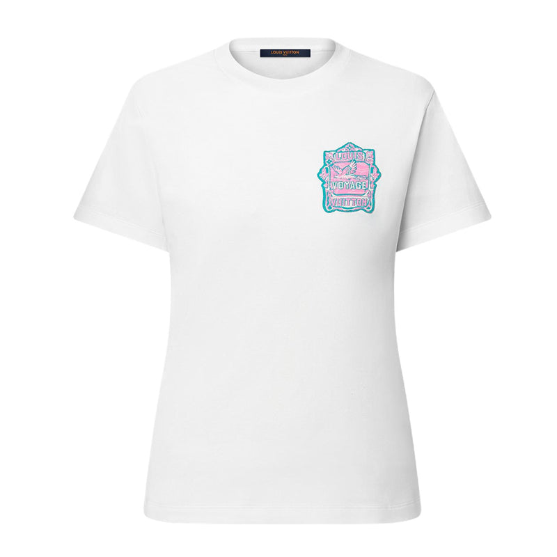 LV Kaos Logo Seri Huruf, Unisex, COD '-L-20